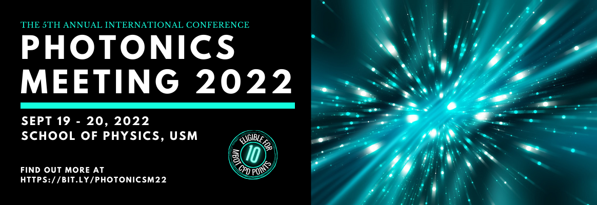 Photonics Meeting 2022 Website Banner