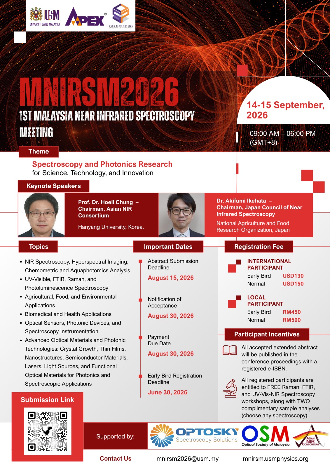 1st Malaysia Near Infrared Spectroscopy Meeting MNIRSM 2026 Poster v2