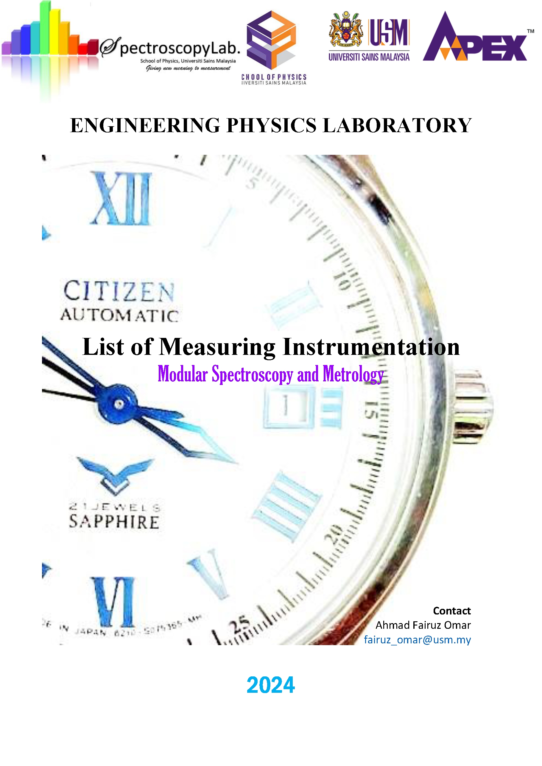 ENGINEERING PHYSICS LABORATORY Page 01